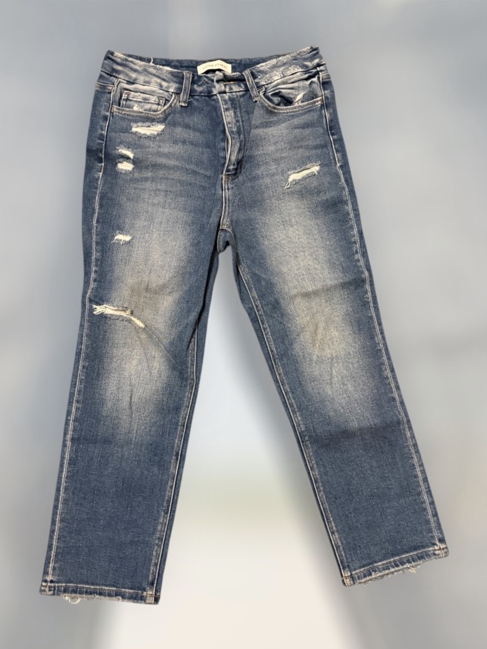Flying Money distressed jeans